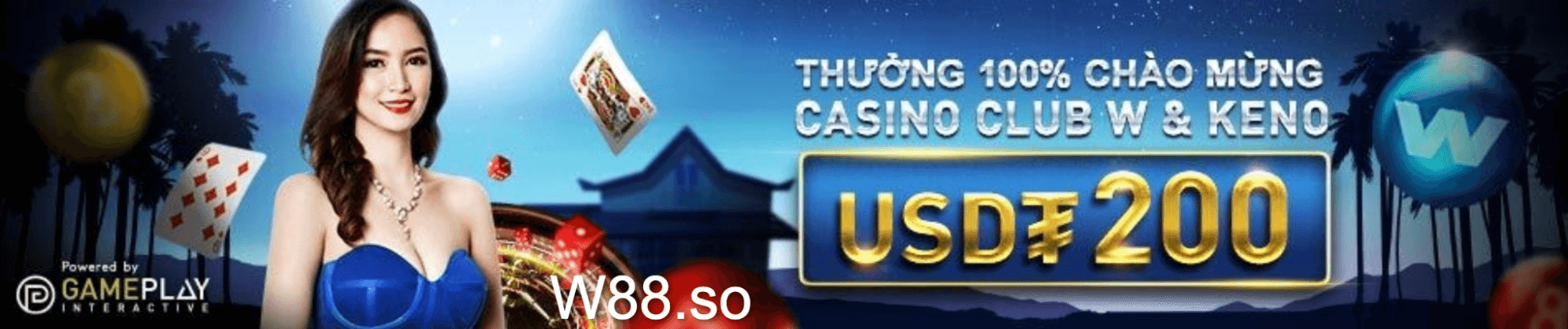 Thưởng 100% chào mừng thành viên mới lên tới 200 USDT tại Casino & Keno
