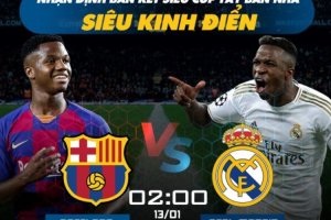 Soi kèo Barcelona vs Real Madrid, 2h00 ngày 13/1: Siêu Cúp Tây Ban Nha